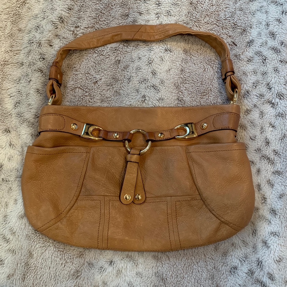B. Makowsky leather hobo shoulder bag